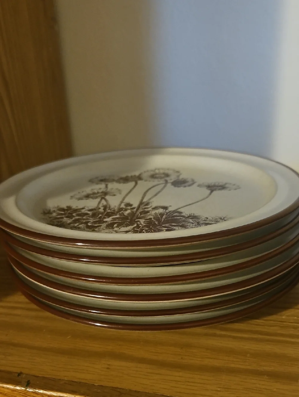 Noritake Stoneware Desert Flowers . 6 Desert Plates. 4 Dinner Plates. 10 Bowls